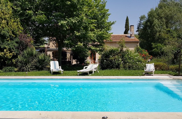 Provencal house with swimming pool, summer kitchen, wooded grounds, not overlooked