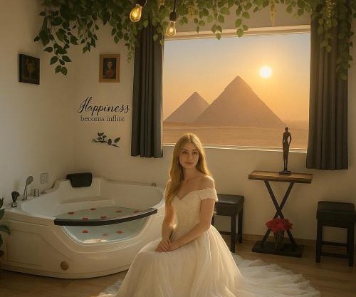 Pyramids view apartment