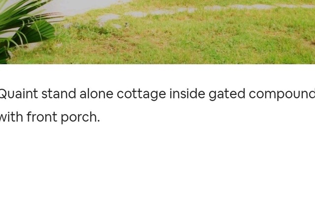 Quaint cottage located in downtown historical Fredriksted