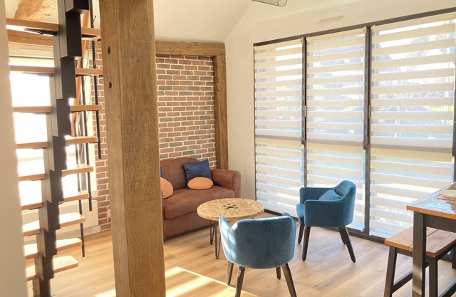 Quiet, comfortable renovated barn between Rennes and Saint Malo.