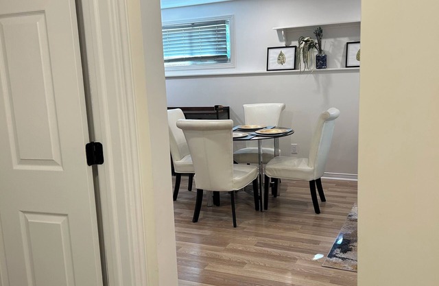 Quiet, friendly neighbourhood with nearby parks.