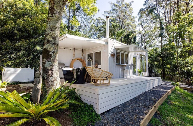 Rainforest Retreat YIN Tiny Home with Ocean Views