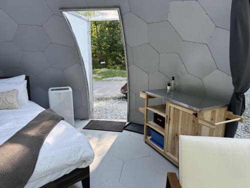 Rare Mirrored Glamping Dome