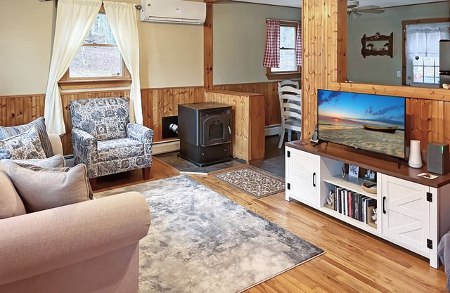 Relax by our scenic brook and enjoy the view of the Green Mountains!