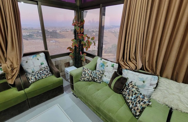 Relax in this tranquil As-Salt retreat with amazing mountain views and full AC