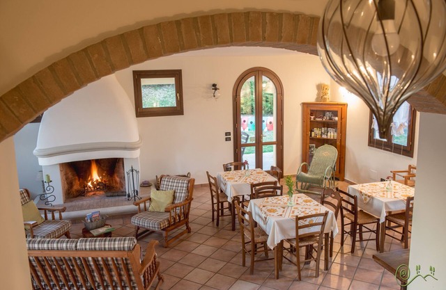 Renovated farmhouse with swimming pool and large garden.