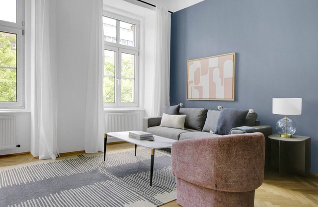 Renovated Neubau BR w/Fireplace at Mariahilfer Straße, by Blueground