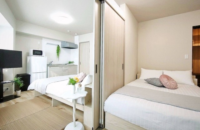 Residential Hotel Alex 401 New construction/9 min. from USJ/4 min. walk from Nishikujo Station/Elevator/Tatami mats