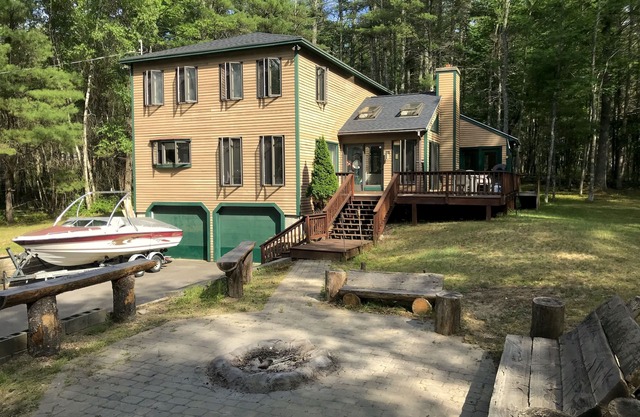 Rest and relax in a private setting with plenty of space for family and friends