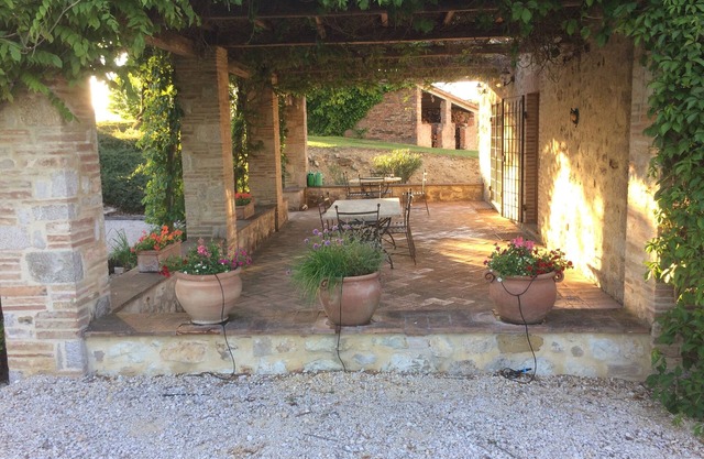 Restored Umbrian Stone Farmhouse with Pool and Panoramic Views