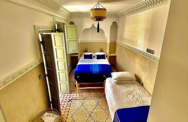 Riad Magnolia Blue triple room