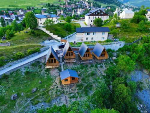 Rock cabins Svaneti 2