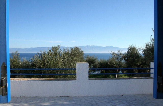 Romantic house above the sea with charming view