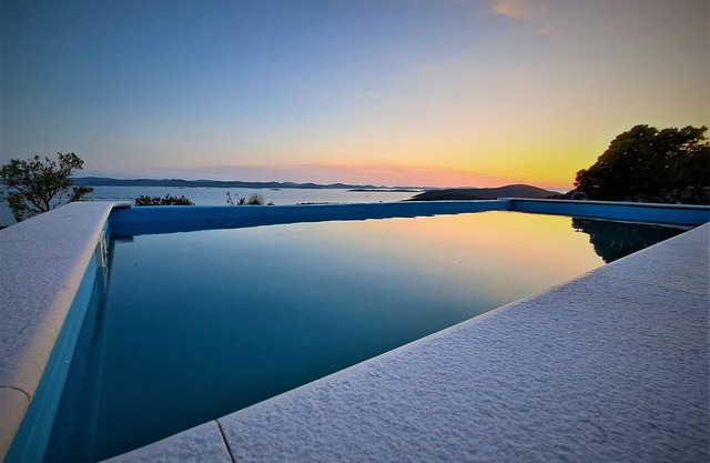 Romantic isolated villa with pool surrounded by pure nature.