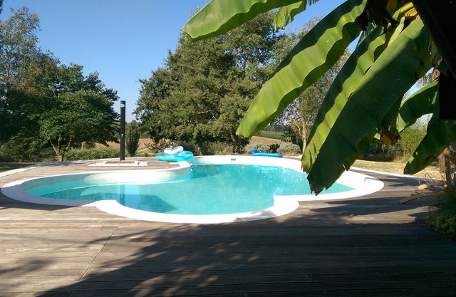 Romantic Studio gite nestled in the vines and prune trees, own private garden