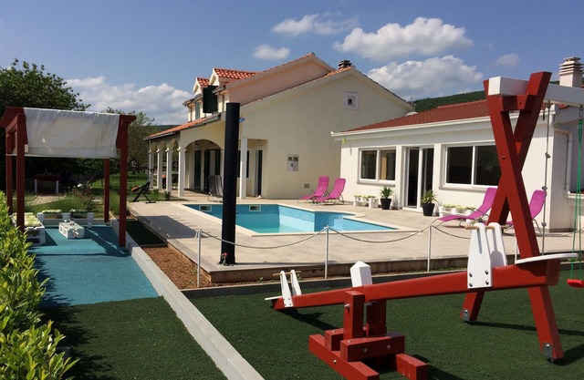 Romantic Villa Julia with pool, quiet and rural area, football and bowling field