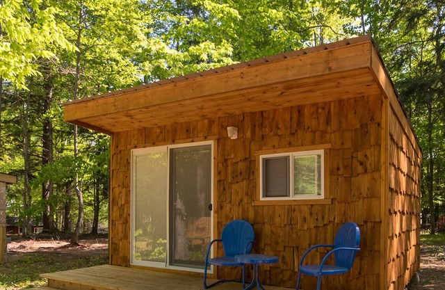 Rustic Bungalow located within a campground