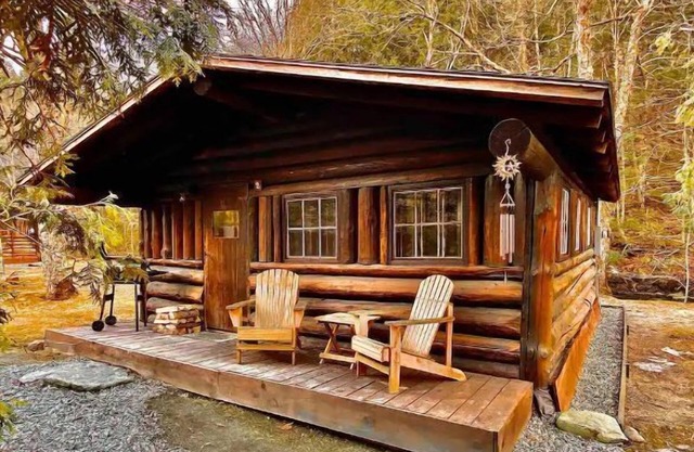 Rustic Log Cabin #2 - "Peaceful Oasis"
