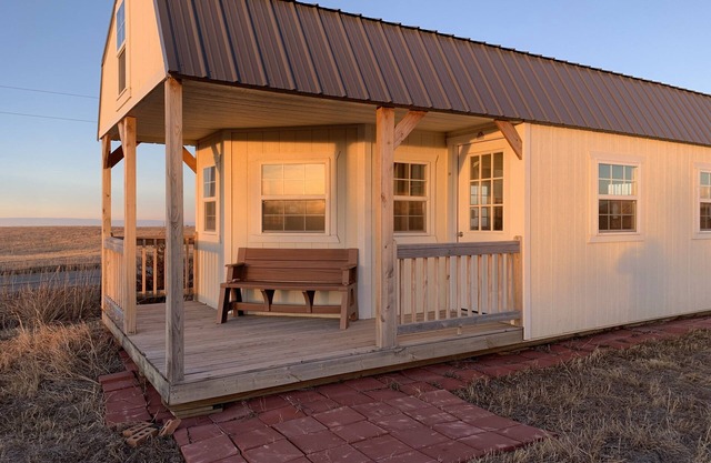 RV Camp Site with Rustic Camping Lodge