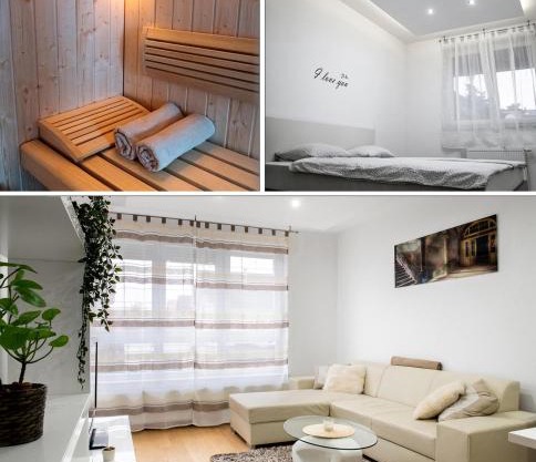 Sauna - Flexible SelfCheckIns 6 - Zagreb - Garage - Electric vehicle ccharger - Loggia - New - Luxury - Apartments Repinc 6