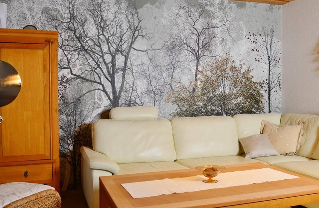 Schöne Ferienwohnung mit Kamin und Balkon