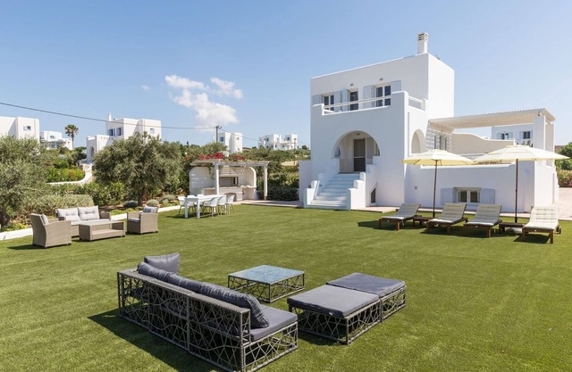 Sensational Naxos Villa | 5 Bedrooms | Villa Ayame | Spacious Outdoor Area |.