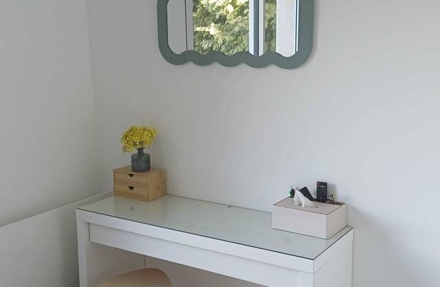 Separate suite with whirlpool bath