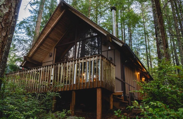 Serene Lake-Front Cabin; 1 bd + loft A-frame