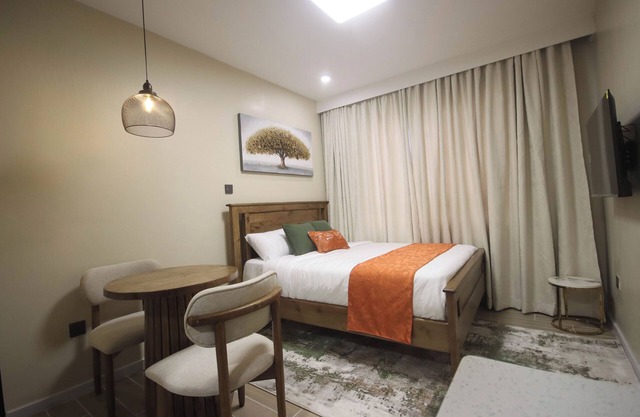 Serene studio apartment in beautiful Nairobi near JKIA Airport & SGR, with WiFi
