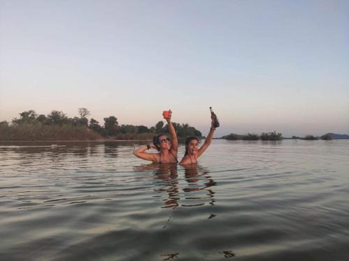 Smiling Lao River View