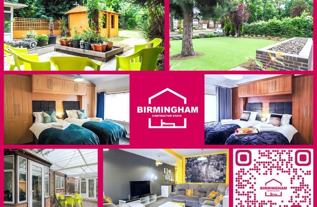 Solihull Stunning 4 Bedroom Home 6 Beds Parking for 2-3 cars or vans