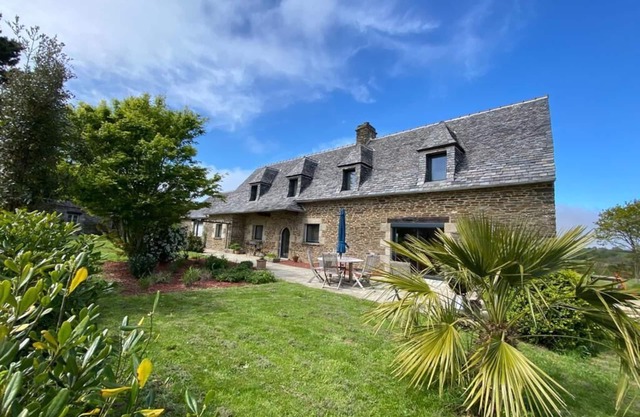 Sophie's longère, Finistère, Bay of Morlaix