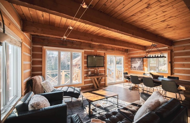 Spa, Sauna, lake view, Ski Val St-Côme