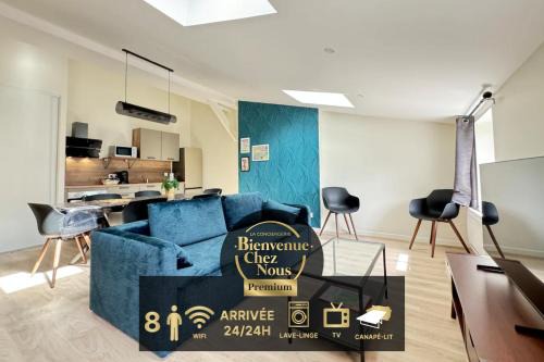 Spacieux Appartement 8 Couchages en Centre de Riom N9