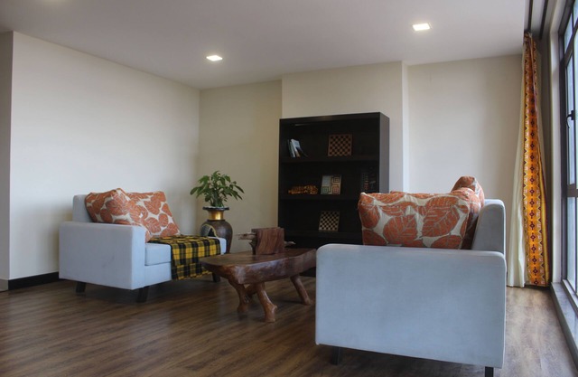 Spacious and central Kampala condo with a pool and beautiful views
