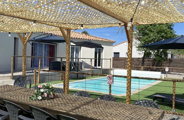 Spacious, friendly villa with private heated pool and pétanque court.