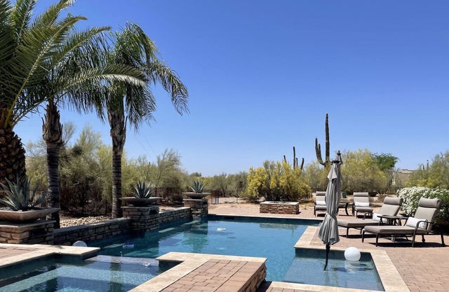 Spacious Home, Resort Style Pool area in a private sanctuary like setting