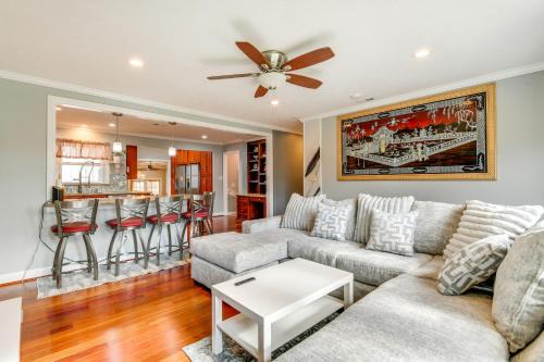 Spacious Home with Tranquil Patio about 29 Mi to DC!