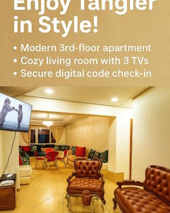 Spacious Tangier Apartment in Branes