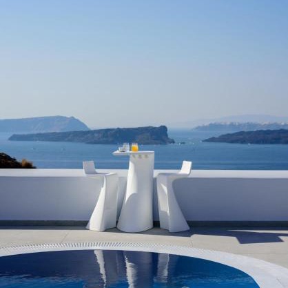 Splendid Santorini Villa Villa Vista 3 Bedrooms Private Pool & Spa Bath & Breathtaking Sea Views Akrotiri