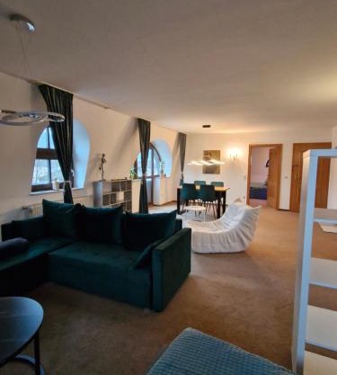 Stadtvilla Apartment mit Schlossblick