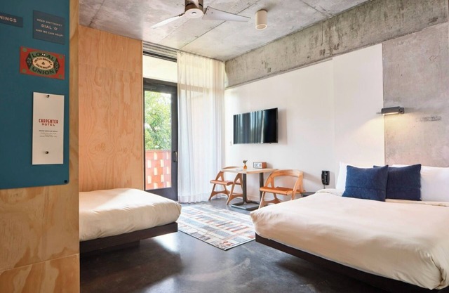 Standard Double Room at The Carpenter Hotel, Onsite Outdoor Pool!