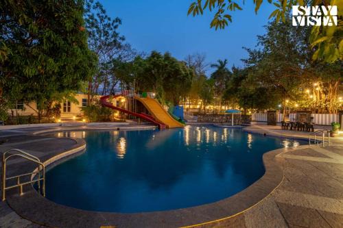 StayVista at Swirl & Splash with Pool, Lawn, Wi-Fi