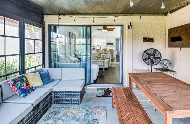 Steps to Pool & Beach: Coastal St Augustine Home!