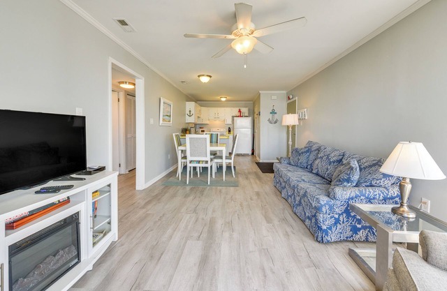 Steps to Sand + Pool! 3rd-Floor Myrtle Beach Condo