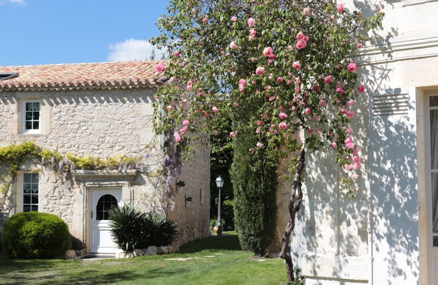 Stone house in a quiet park, 20 minutes from St Emilion and Bordeaux