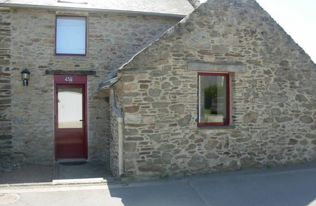 Stone house in peace