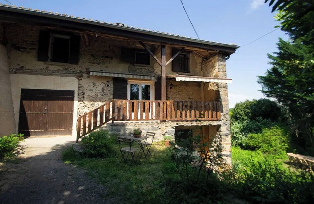 Stone house with view