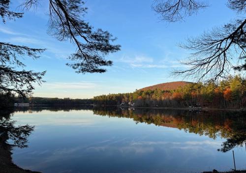 Storybook Lake Front Villa with Private Beach No Fireplace