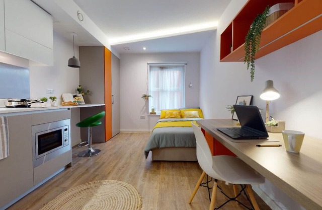 Student Only, Modern Studio with Kitchenette